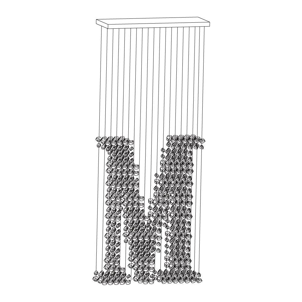 Elegant Black Charcoal Chandeliers - Modern Crystal Ceiling Light Fixtures for Dining Room, Living Room & Bedroom | Perfect for Home Decor, Wedding & Party Lighting