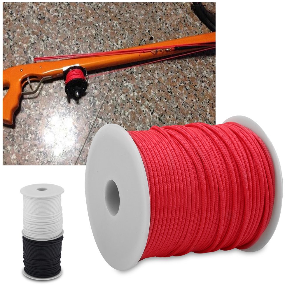 Dilwe High-Strength Fishing Line for Speargun Reel | Durable Tie-Downs Gear for Fishing & Camping (Red) | Perfect for Saltwater Fishing, Boat Trips & Outdoor Adventures