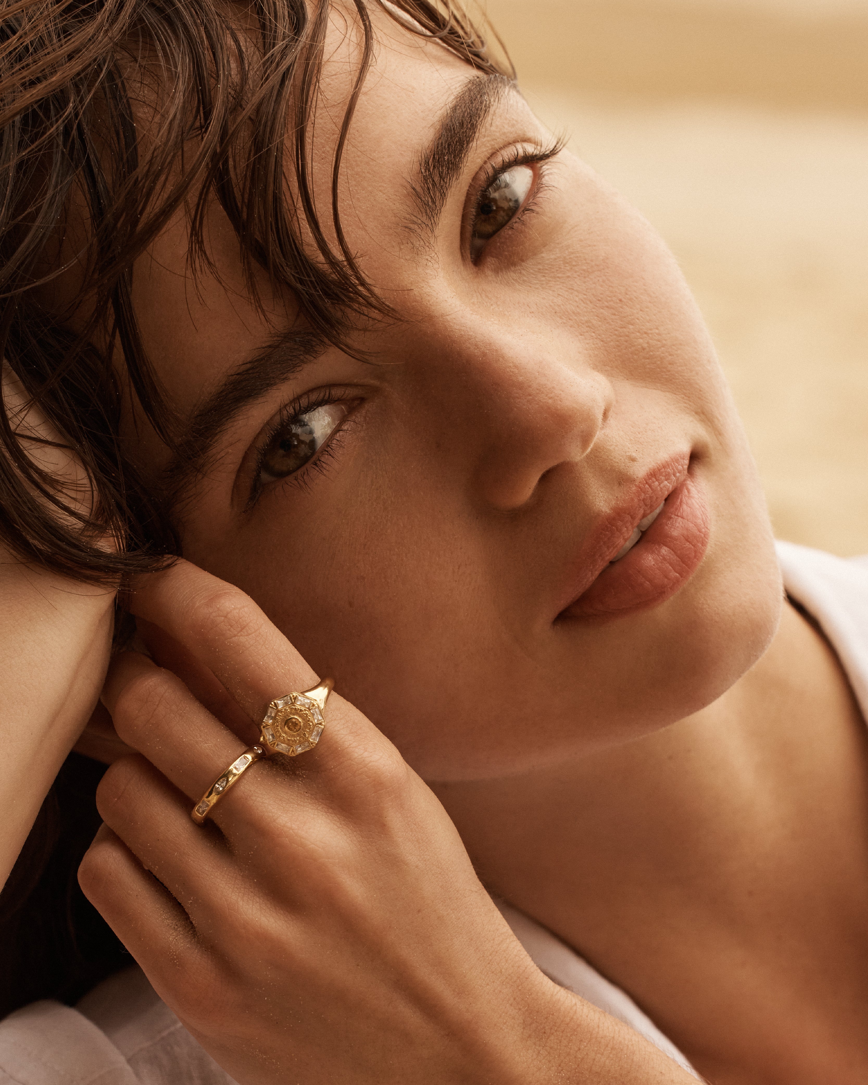 18k Gold Vermeil Magic of You Ring - Personalized Name Ring for Women, Elegant Stackable Jewelry Gift for Her - Perfect for Anniversaries, Birthdays & Special Occasions