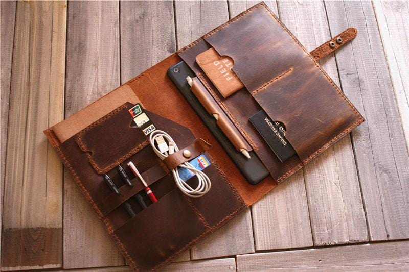Premium Embossed Leather MacBook Air 13 Case Sleeve - Elegant Protection for 13-inch MacBook Air (2020-2024 Models) | Perfect for Office, Travel & School Use