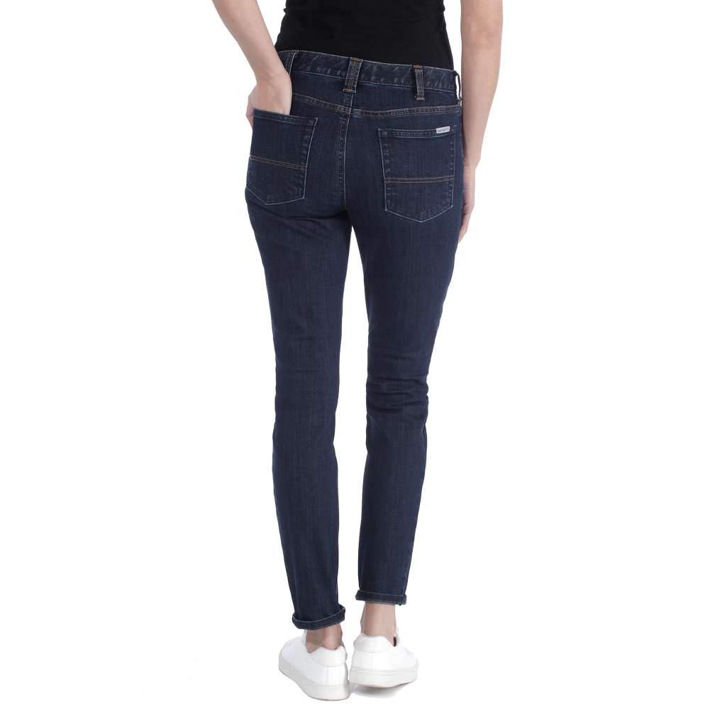 Carhartt Women's Rugged Flex Slim Fit Jeans - Durable Work Pants for Construction, Farming & Outdoor Activities | Stretch Denim Comfort for All-Day Wear