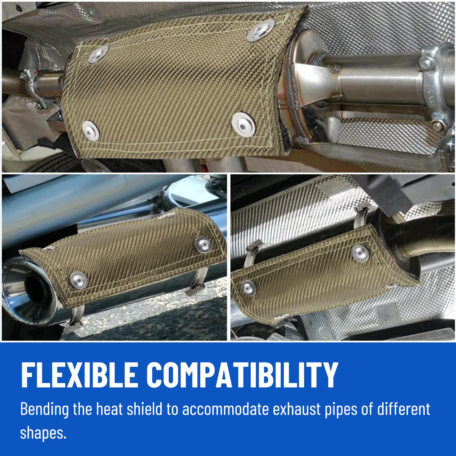 High-Temperature Titanium Exhaust Heat Shield 4
