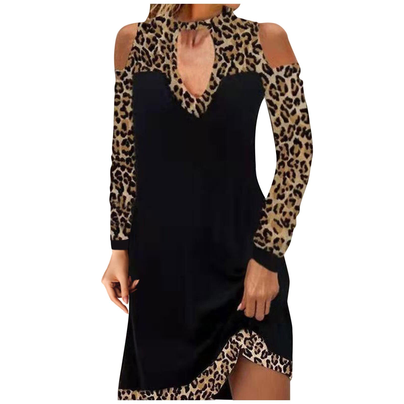 Women's Boho Floral Sequin Sundress - Halter Neck Rhinestone Ruffle Mini & Maxi Dress with Pockets | Perfect for Beach Vacations, Summer Parties & Casual Outings