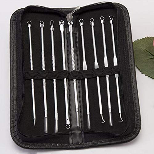 Professional Stainless Steel Acne Needle Kit - Double Head Blackhead & Blemish Remover Tool for Face Skin Care | Acne Treatment, Pore Cleansing, Beauty Essentials (Great for Home Spa & Skincare Routine)
