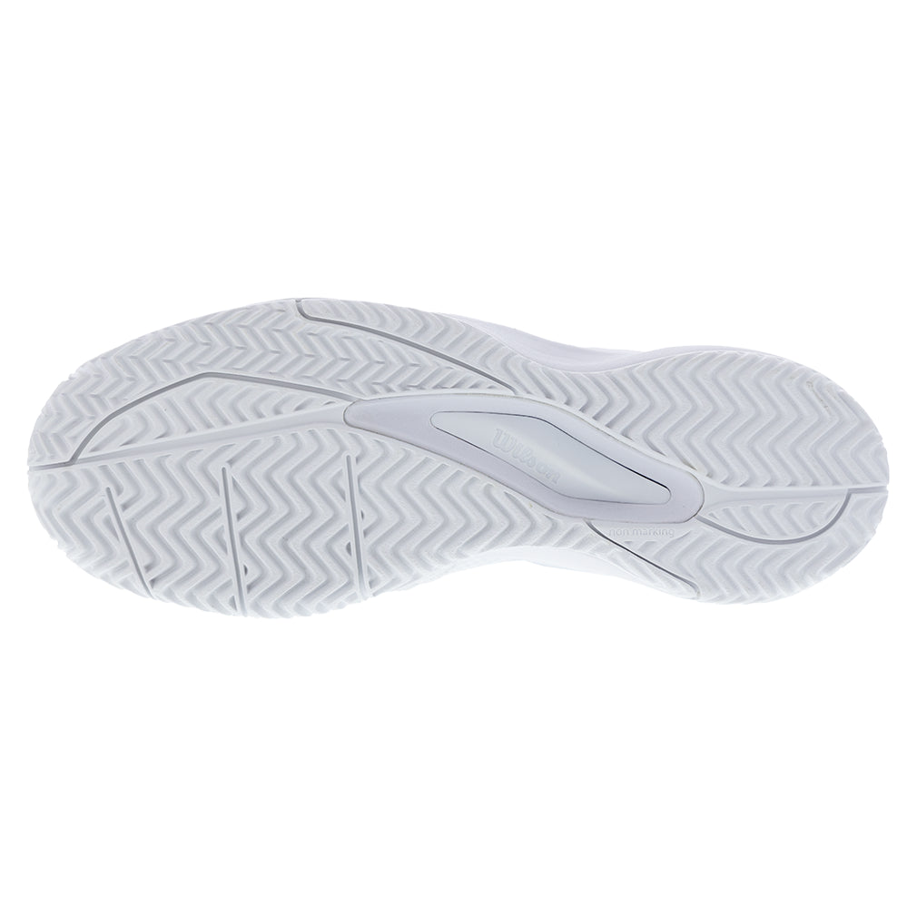 Men's Rush Pro Ace Wide Tennis Shoes - White & Black | Comfortable Wide Fit for Tennis & Casual Wear | Perfect for Court Play, Training & Everyday Use