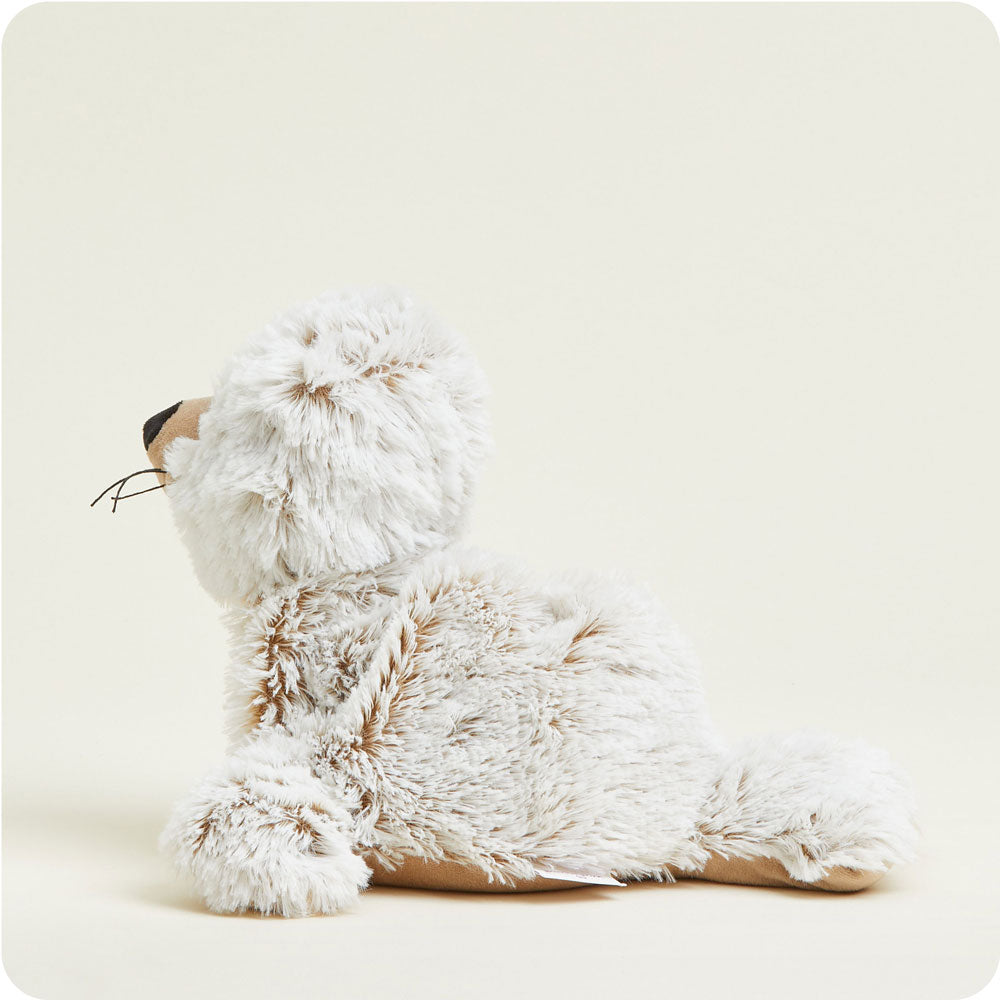 Weighted Heated Stuffed Animal - Warmies Plush Toy for Relaxation & Comfort | Microwaveable Heat Therapy for Stress Relief, Anxiety, and Muscle Pain - Perfect for Kids & Adults
