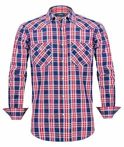 Red Navy Check 020
