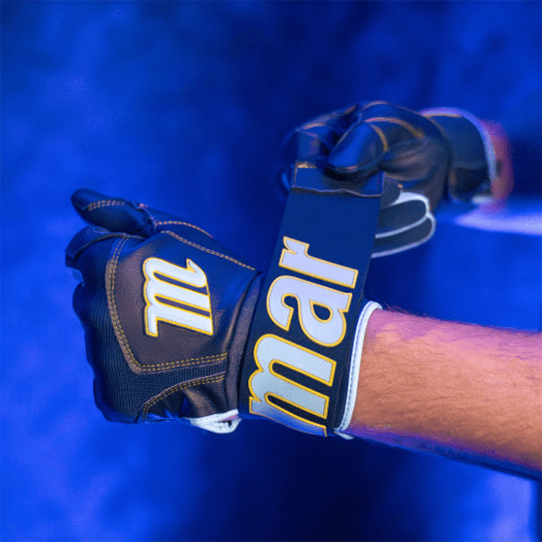 Marucci Blacksmith V2 Batting Gloves - Premium Leather Baseball Gloves for Hitting & Training (Multiple Colors) | Ideal for Baseball, Softball & Batting Practice