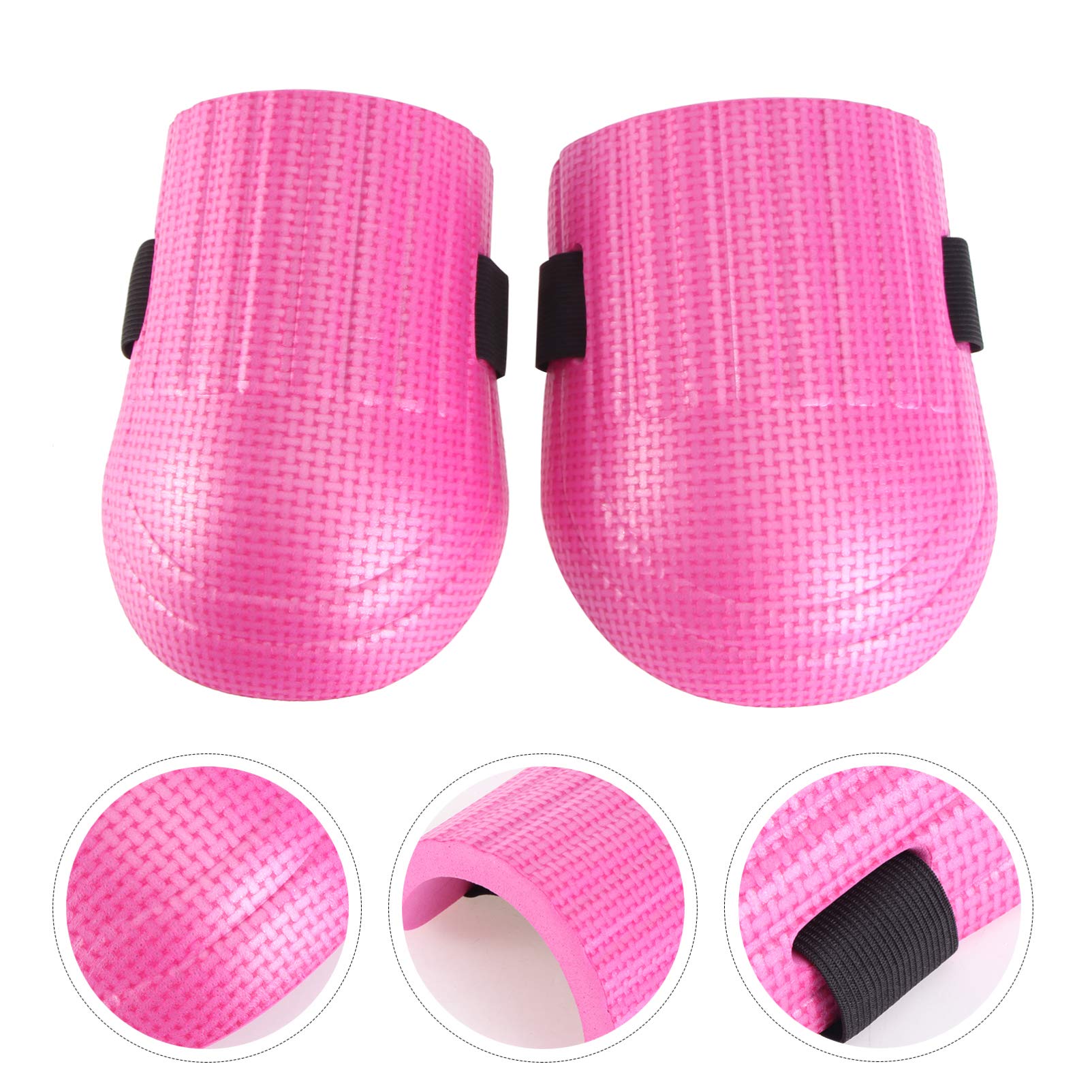 DOITOOL Floor Cleaning Kit with 2 Pairs EVA Foam Knee Pads - Heavy Duty Tile, Construction & Gardening Knee Protection - Non-Slip Cushion for Floor Installation, Maintenance & Cleaning Work