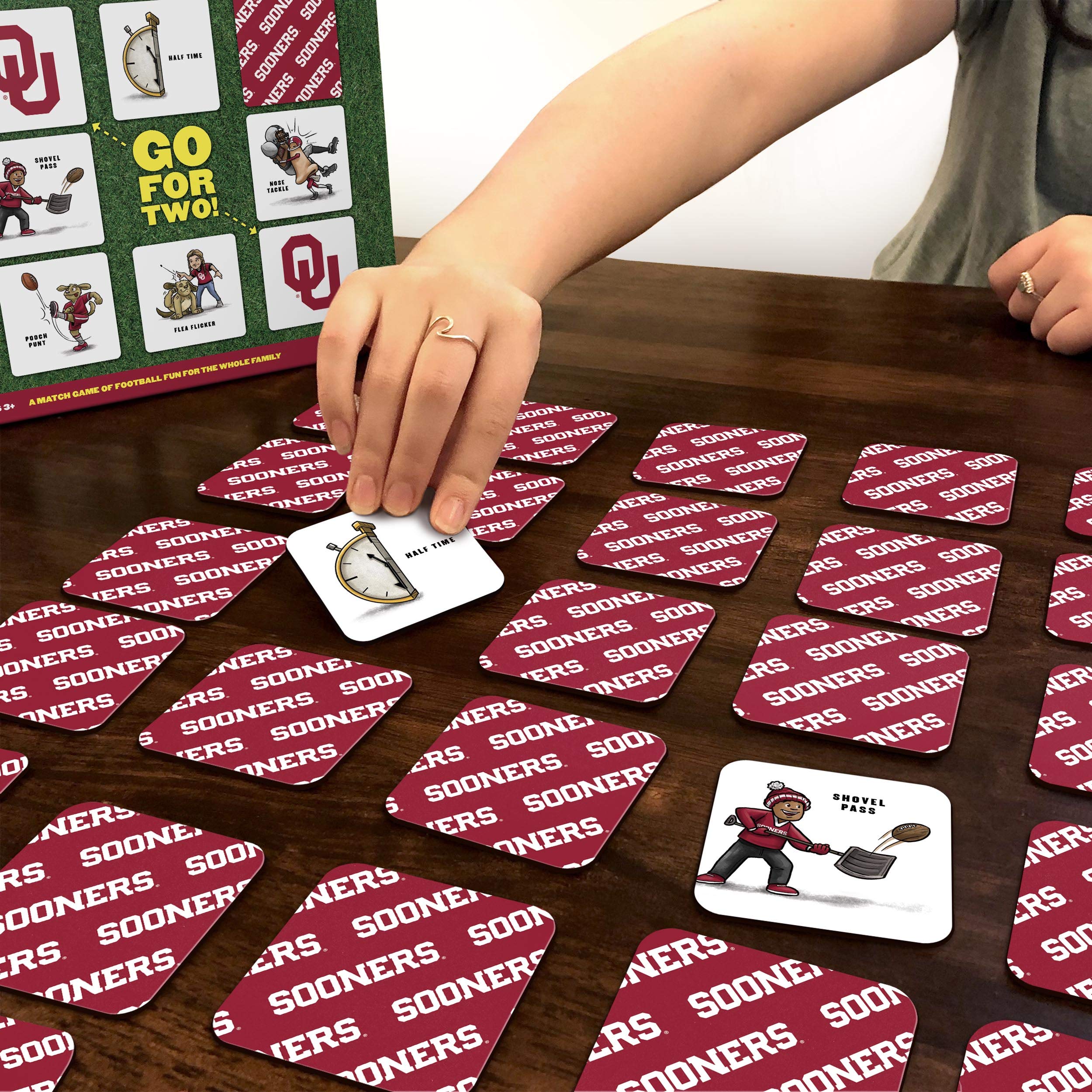 YouTheFan NCAA Memory Match Game - Fun College Sports Card Matching Game for Kids & Adults - Perfect for Family Game Night, Parties & Sports Fan Gifts