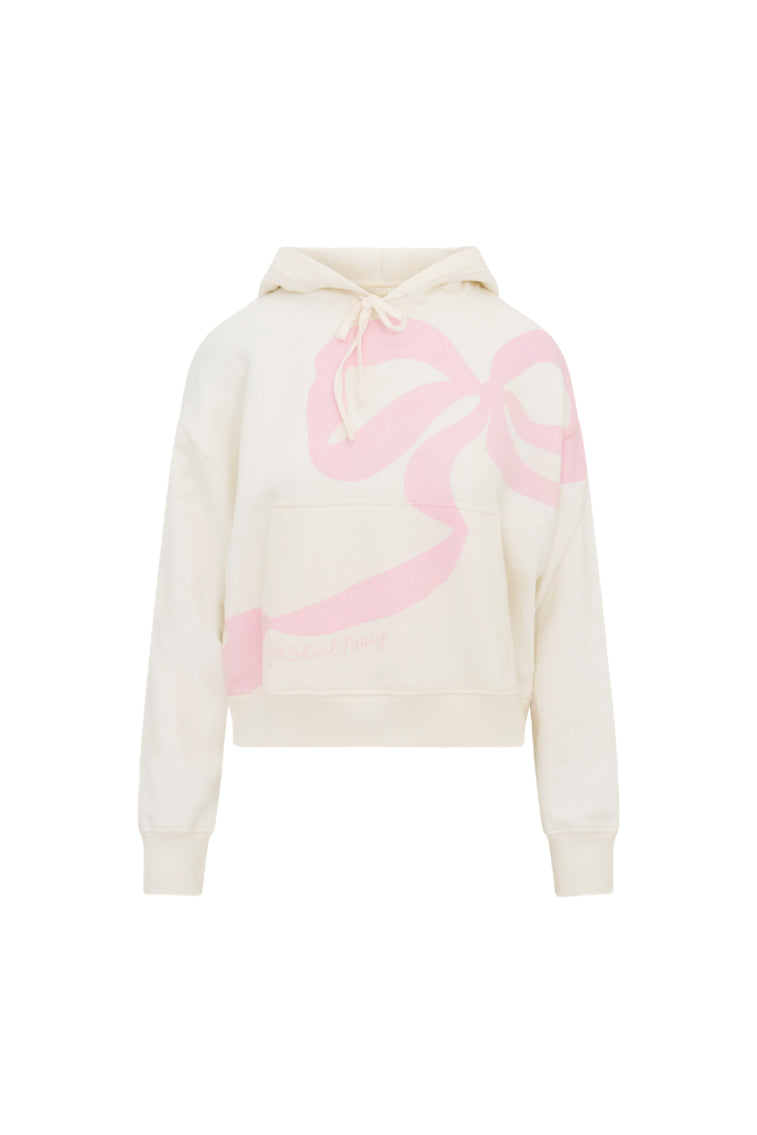 Brunella Cotton Bow Hoodie for Women - Soft & Stylish Pullover Sweatshirt with Bow Detail - Perfect for Casual Outfits, Loungewear & Fall Fashion
