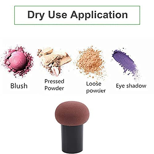 Premium 6-in-1 Mushroom Powder Puff Blender Sponge - 7 Pack Multicolor Makeup Beauty Blender for Flawless Foundation, Concealer & Powder Application - Perfect for Professional Makeup Artists & Daily Beauty Routine