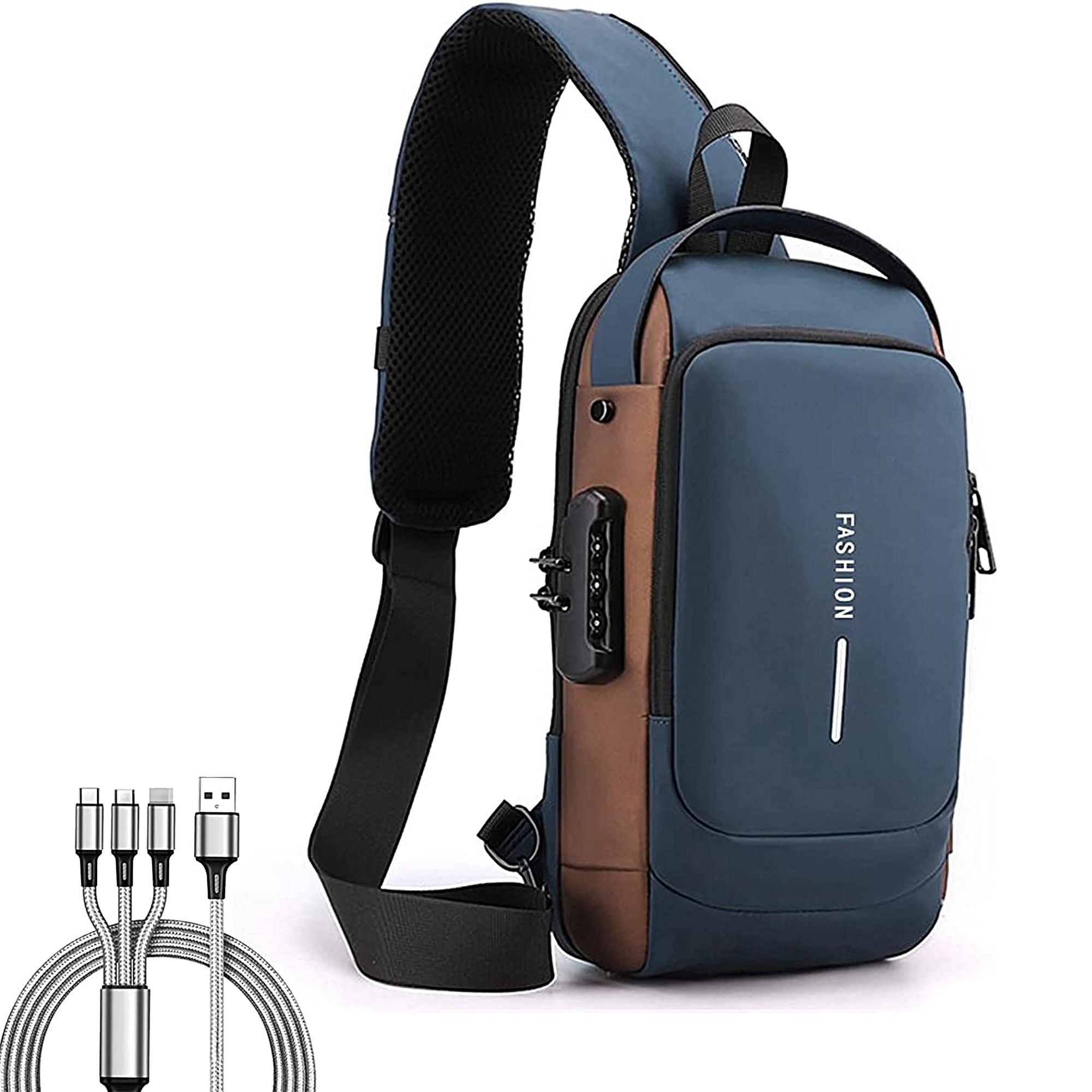 Milex Anti-Theft Travel Backpack - Durable Dual Access Zippers with Combination Lock for Security | Perfect for Commuting, Business Trips & Airport Travel