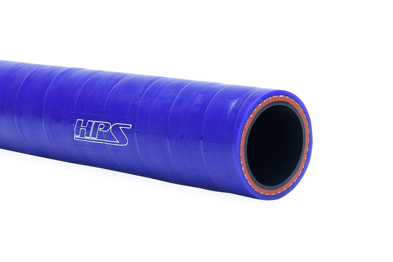 High-Temperature Oil-Resistant Blue Silicone Hose - 5/8