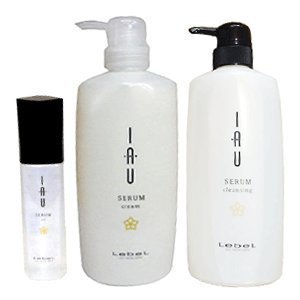 Revel Io Serum Cleansing Shampoo 600mL + Cream Treatment 600mL + Oil 100mL Hair Care Set | Deep Cleansing & Hydrating for All Hair Types | Perfect for Damaged, Dry & Color-Treated Hair