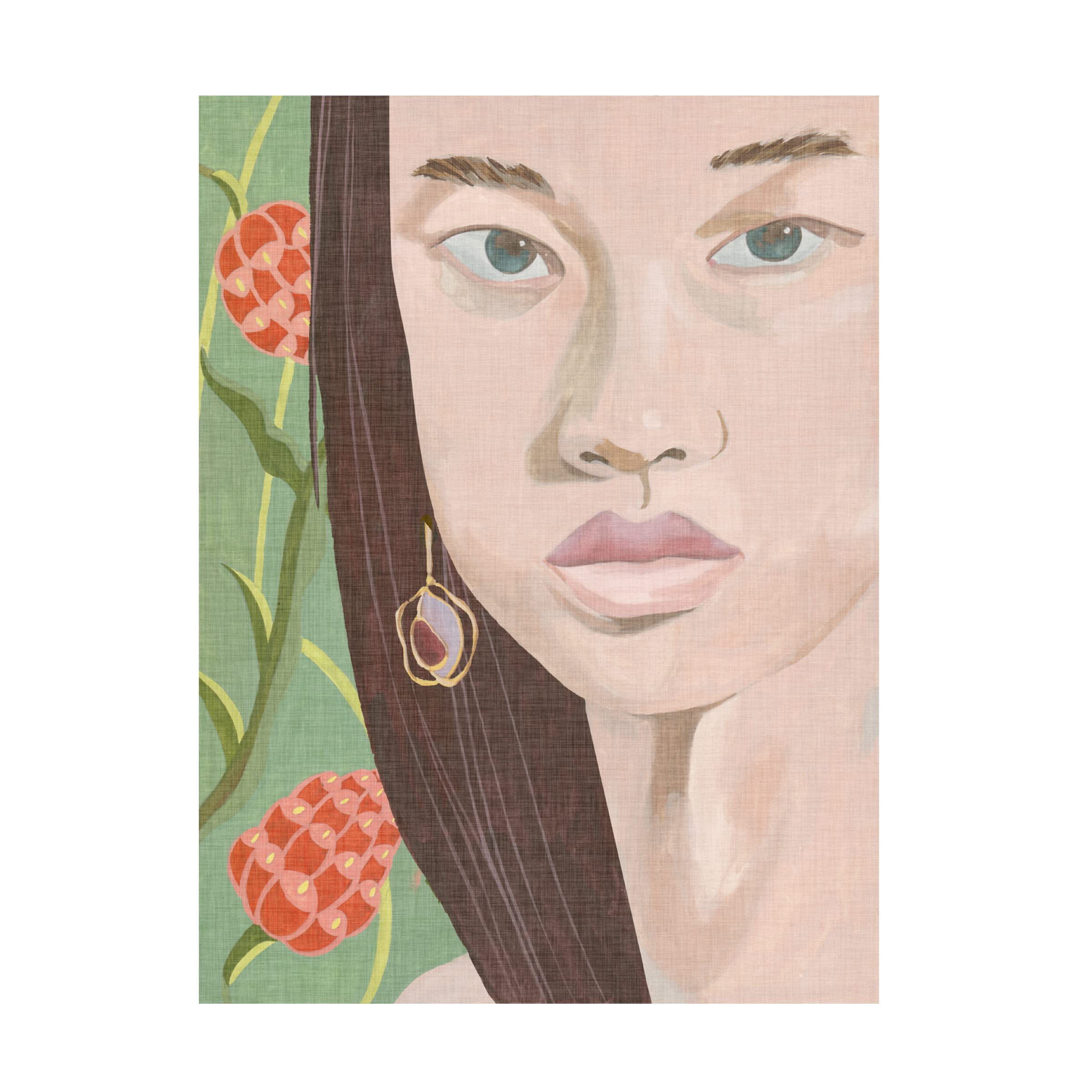 Trademark Fine Art 'Morning Portrait III' Canvas Wall Art by Melissa Wang - Elegant Home Decor for Living Room, Bedroom & Office