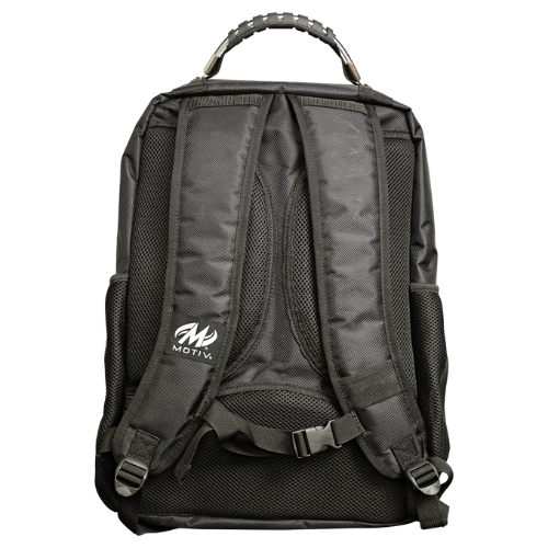 Motiv Abyss Giant Backpack - Black/Gray Bowling Bag for Men & Women | Durable Large Capacity Sports Gear for Bowling, Travel, Gym & Outdoor Activities