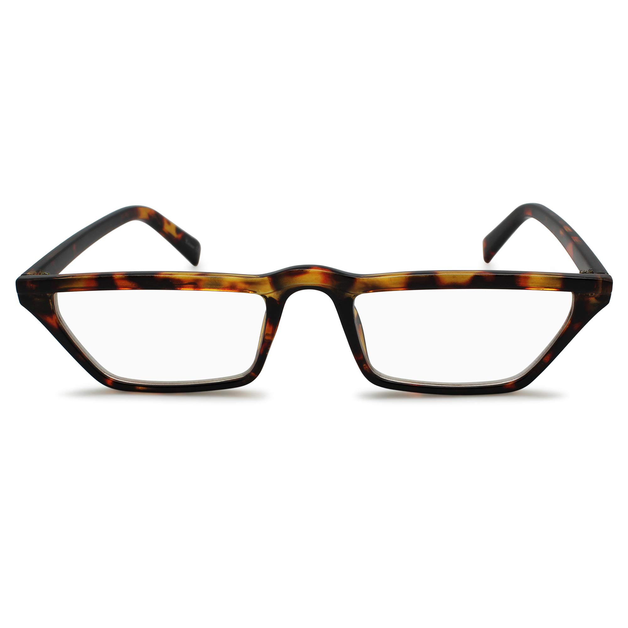 2SeeLife Half Eye Reading Glasses for Women - Fashionable +1.0 to +3.5 Magnification Readers - Perfect for Reading, Crafting & Computer Work