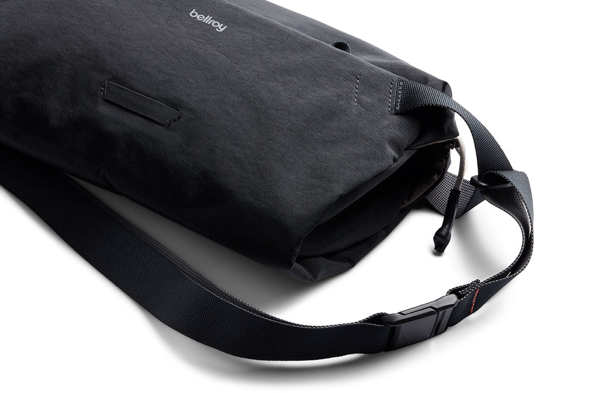 Bellroy Lite Sling - Lightweight Crossbody Bag for Men & Women | Water-Resistant Travel Sling Pack | Perfect for Hiking, Commuting & Everyday Carry (Black)