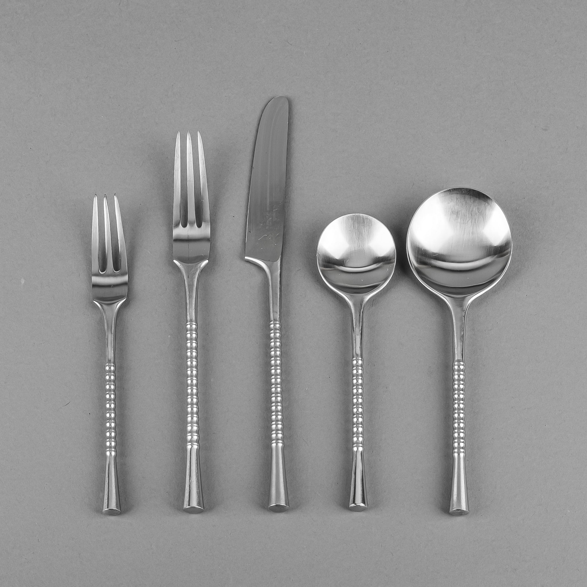 DANSK Jette 12-Piece Stainless Steel Flatware Set with Extras - Elegant Dinnerware for Formal Dining, Entertaining & Everyday Use