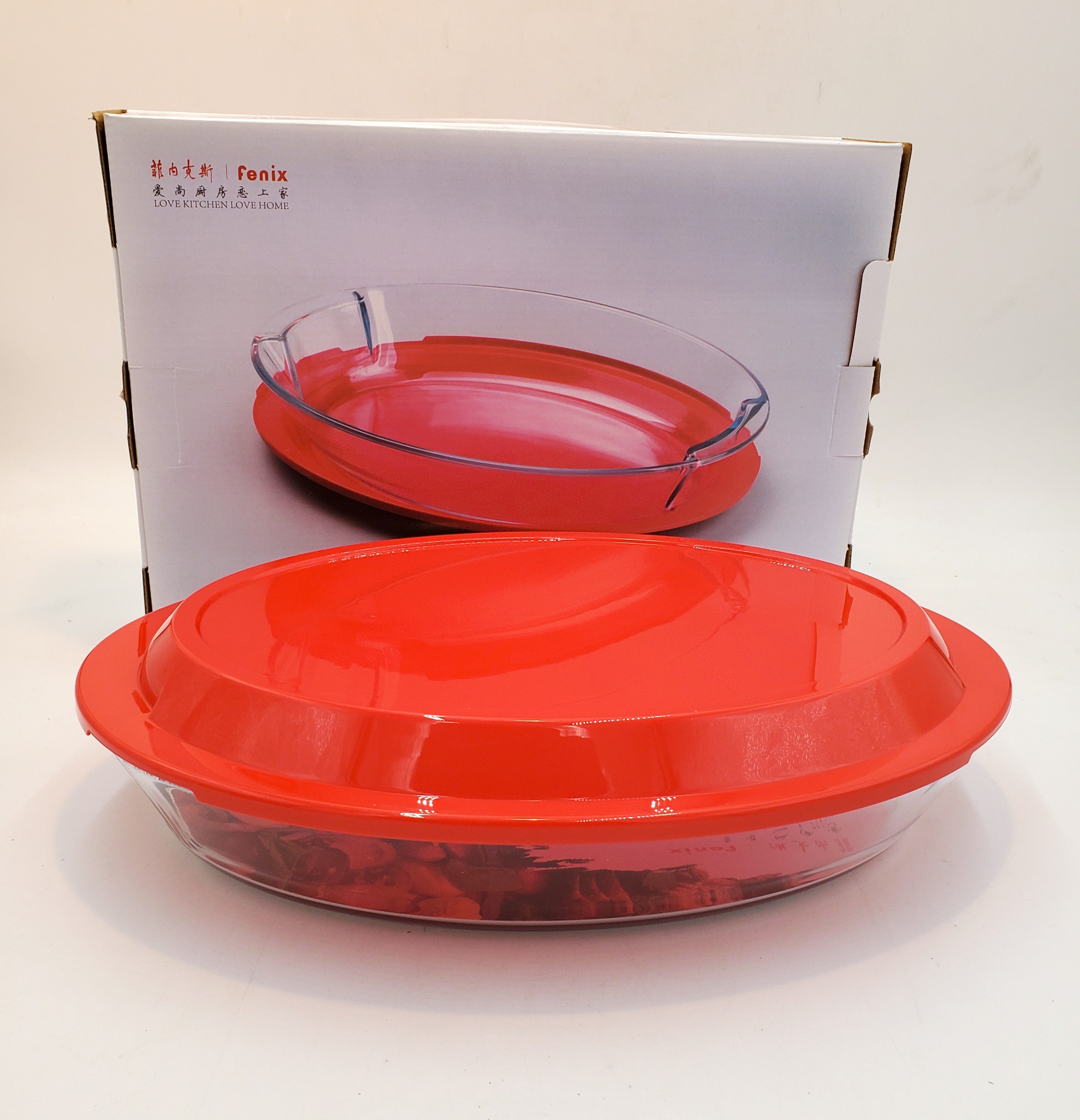 3.5L Glass Food Storage Container with Airtight Lid - Oval Shape for Kitchen Pantry Organization, Meal Prep & Leftovers