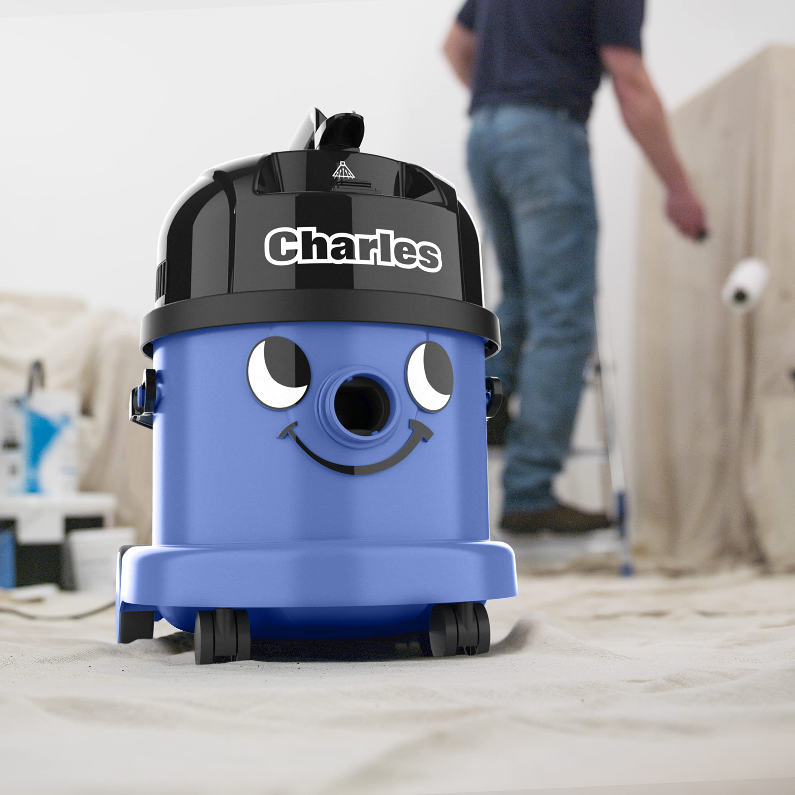 NUMATIC Charles VACUM Clean CVC370 240V Powerful Upright Vacuum Cleaner for Pet Hair & Deep Carpet Cleaning | Home & Office Use