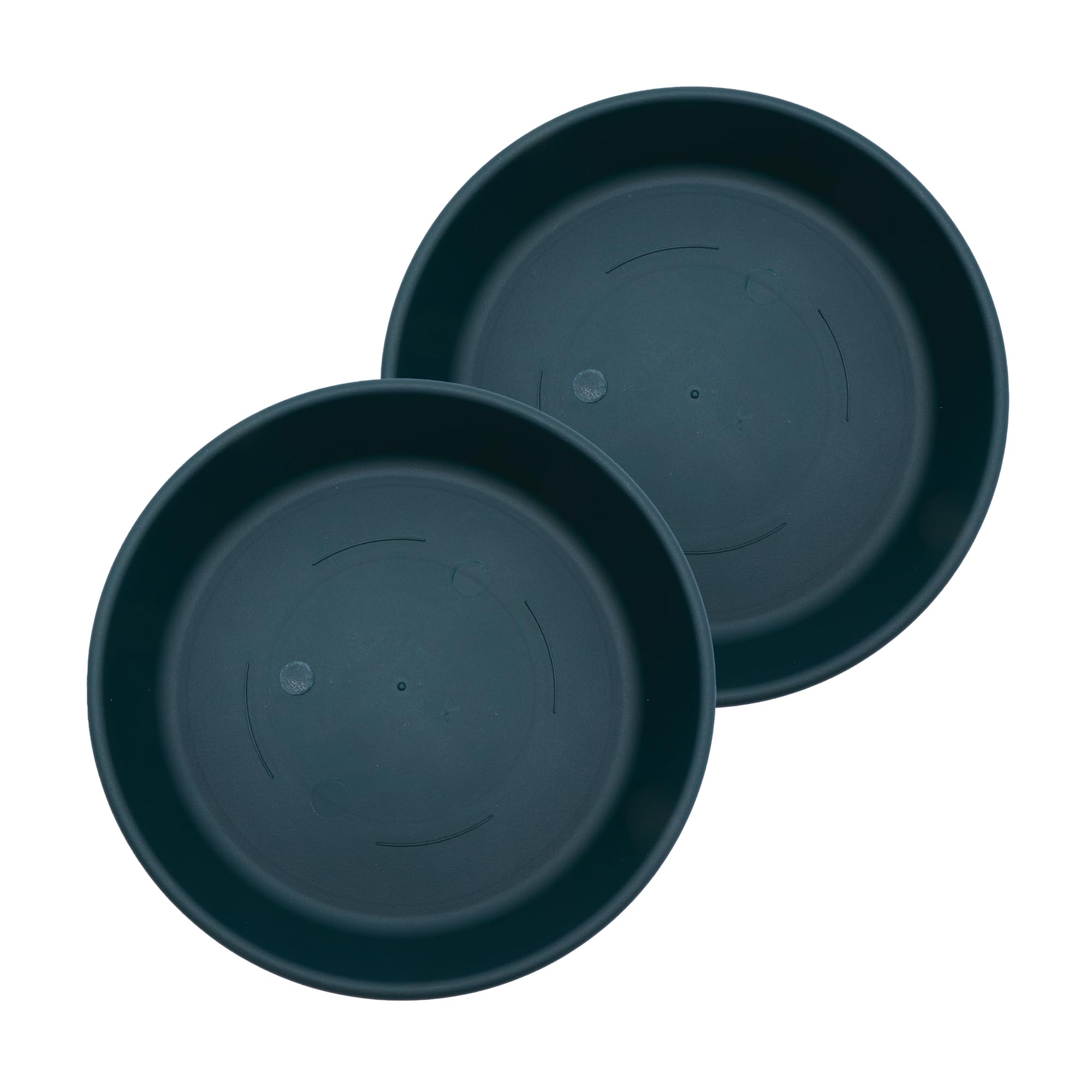 The HC Companies 12 Inch Round Plastic Plant Saucer - Indoor Outdoor Plant Trays for Pots, 12.5