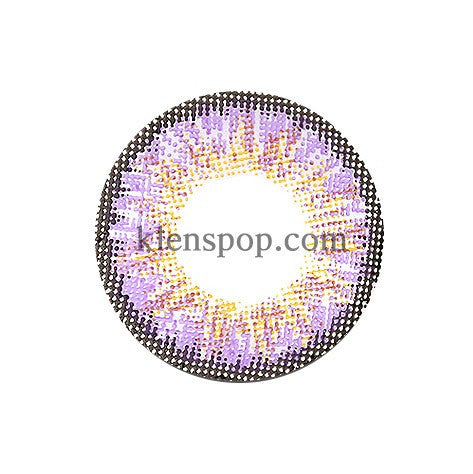 Romantic Paris Violet Colored Contact Lenses (2Pcs) - 6 Month Comfort Wear - Perfect for Cosplay, Halloween & Special Occasions