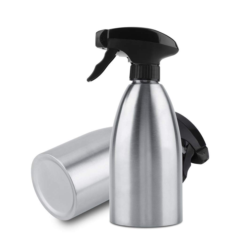 Stainless Steel BBQ Oil Sprayer - Portable Kitchen & Outdoor Cooking Tool for Grilling, Frying, Baking - Perfect for Backyard BBQ, Camping, and Home Kitchen Use