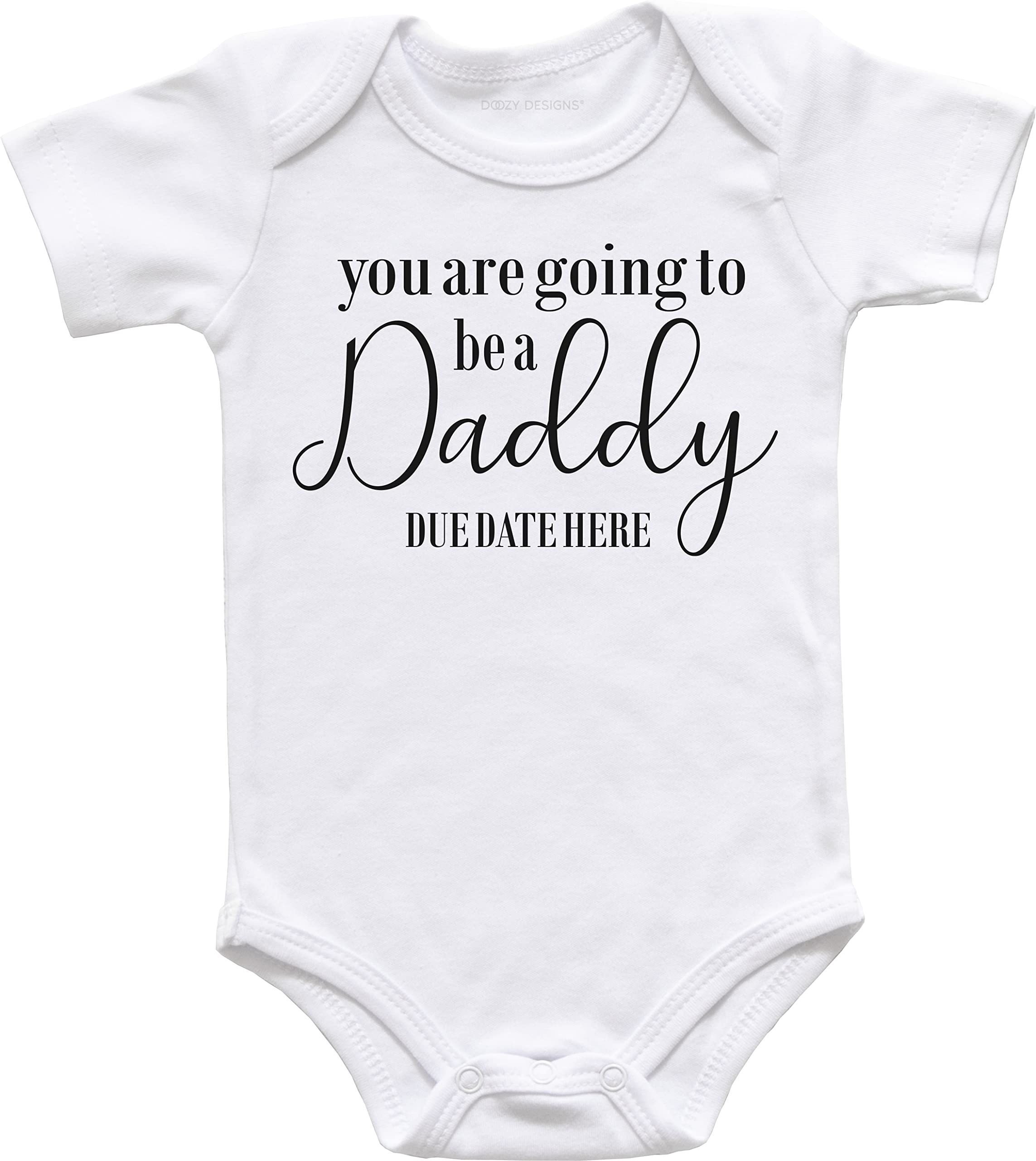 Custom Pregnancy Announcement Bodysuit for Husband & Boyfriend - 'You're Going to be a Daddy' Surprise Gift (0-3M Short Sleeve) | Perfect for Gender Reveals, Baby Showers & First-Time Dad Gifts