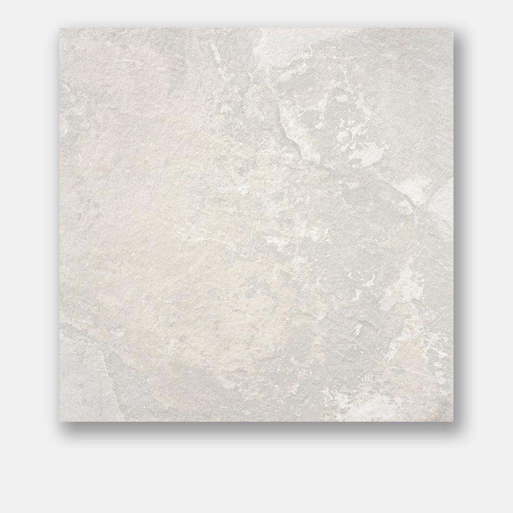 Casablanca Blanco 600x600mm Matte Porcelain Floor Tile - Perfect for Bathroom, Kitchen & Living Room Flooring
