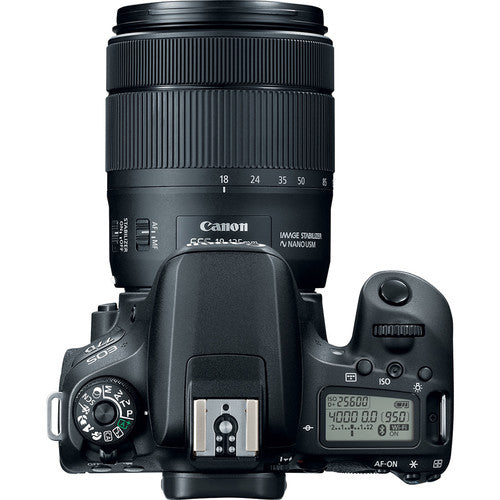 Canon EOS 77D Digital SLR Camera with 18-135mm USM Lens Kit - Professional Photography for Travel, Portrait & Vlogging | DSLR Camera Bundle with EF-S Lens