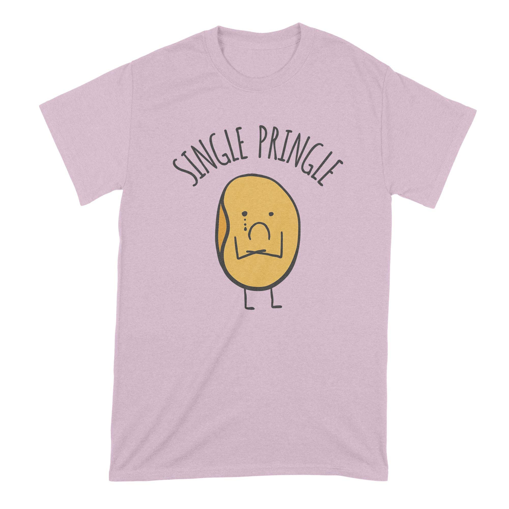 Funny Single Pringle Shirt - Cute Valentines Day T-Shirt for Singles - Perfect for Valentine's Day Parties, Breakup Gifts & Single Pride Events