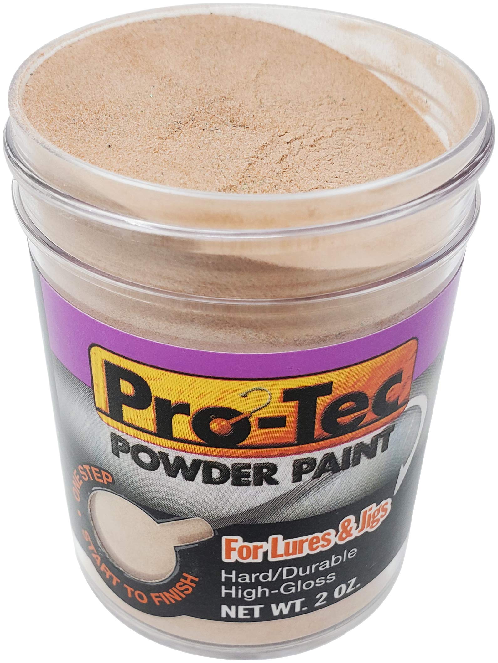 Pro-Tec Jigs and Lures Powder Paint - Durable Jig Head & Fishing Lure Paint for Bass, Walleye, Crappie - DIY Tackle Coating for Freshwater & Saltwater Fishing - Perfect for Custom Lure Making & Tackle Repair
