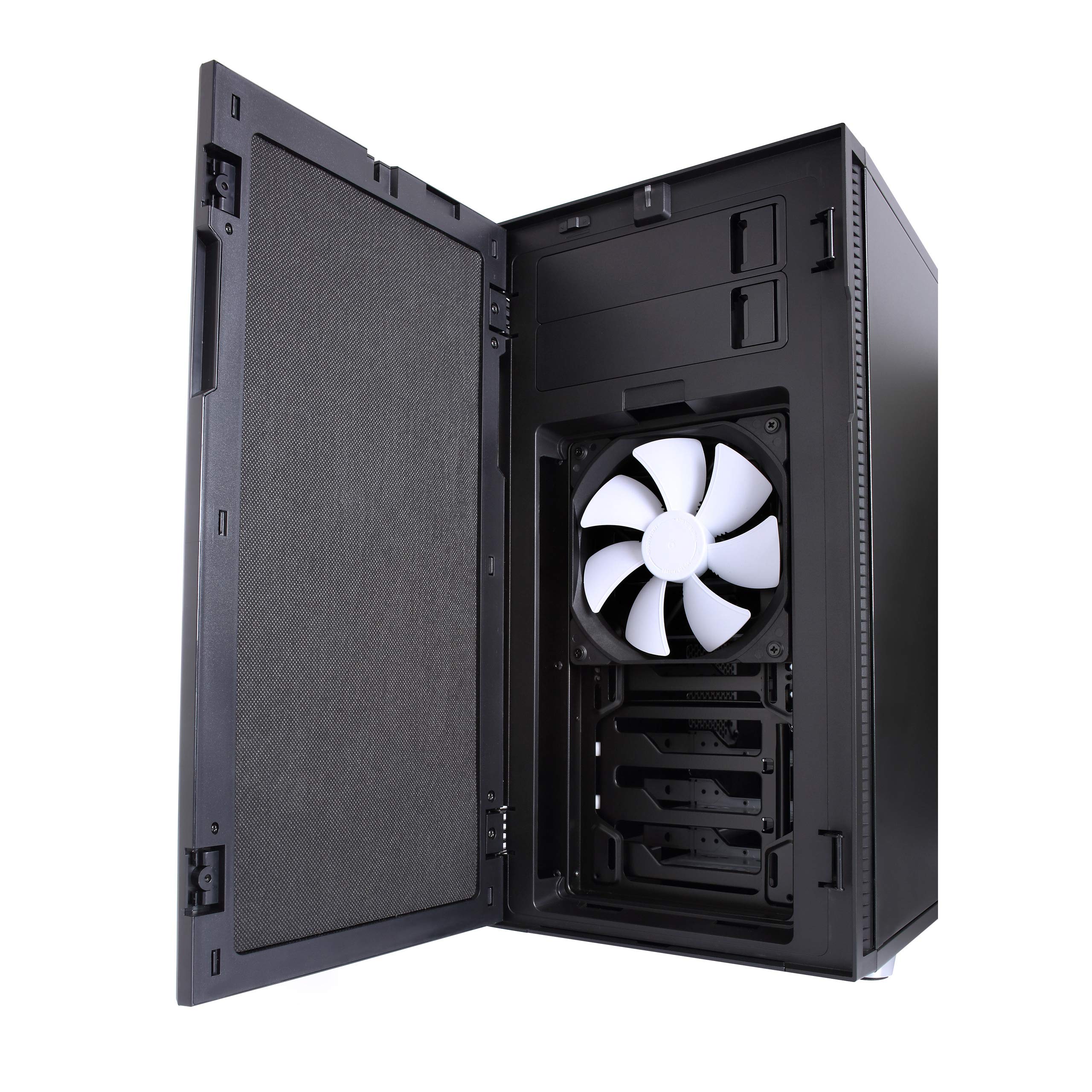 Fractal Design Define R5 Mid Tower ATX Computer Case - High Airflow & Silent PC Case with 2X Dynamic GP-14 140mm Fans Included - Water Cooling Ready - Black - Perfect for Gaming PCs, Workstations & Home Office Setups