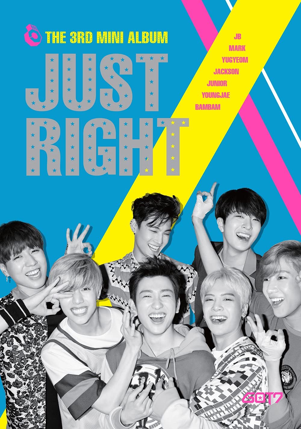 GOT7 - JUST RIGHT (3rd Mini Album) K-Pop CD + Exclusive Photocards Set | Perfect for K-Pop Collectors & Gift for Fans