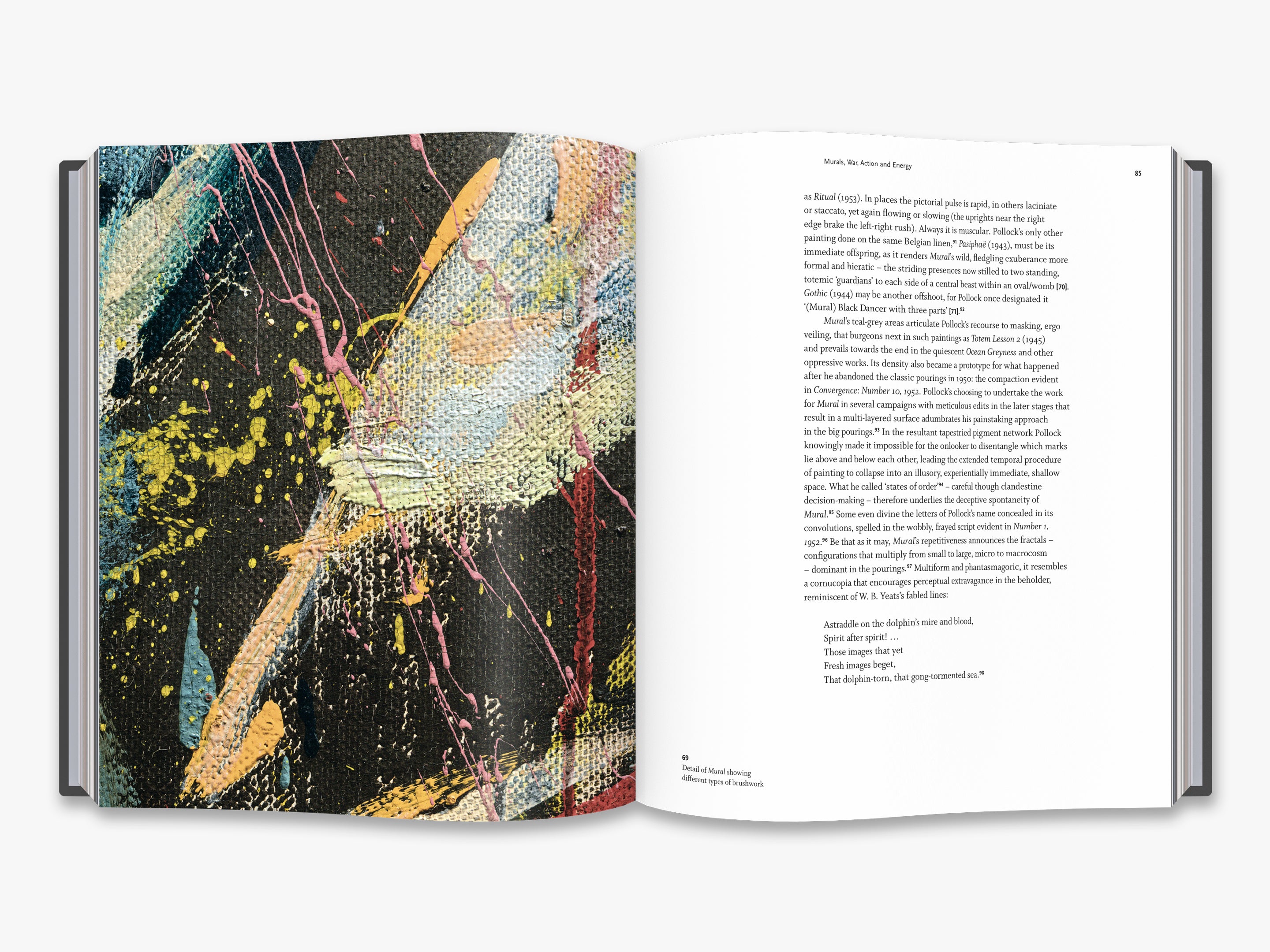 Jackson Pollock's Mural - Abstract Expressionist Art Print for Home & Office Decor | Perfect for Living Rooms, Bedrooms & Creative Spaces