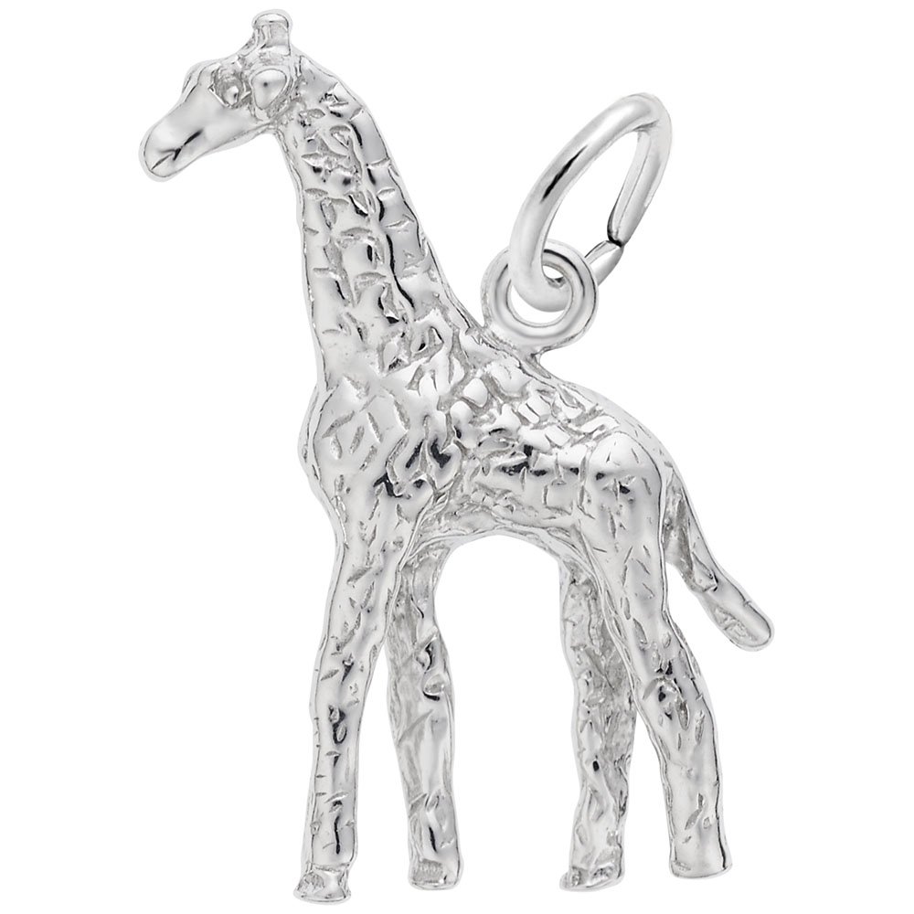 Giraffe Charm Pendant - Sterling Silver Animal Charms for Jewelry Making, Bracelets & Necklaces - Perfect for DIY Crafting, Gifts, and Boho Fashion Accessories