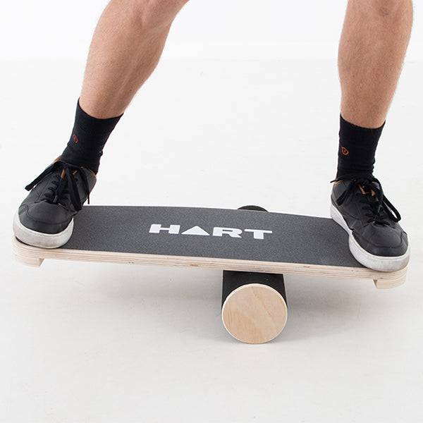 HART Teeter Board - Wooden Balance Board for Kids & Adults - Improve Balance, Core Strength & Coordination - Perfect for Home Gym, Yoga, and Physical Therapy Exercises