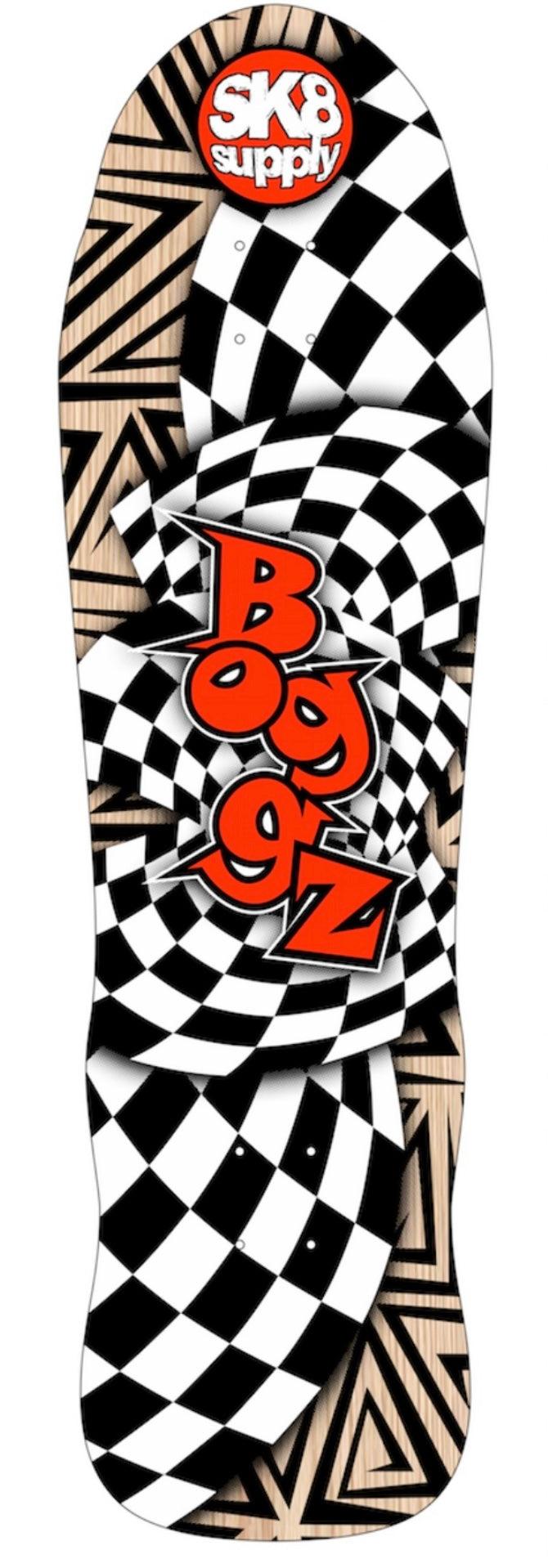 SK8supply Chris Boggz Professional Skateboard Deck 35.25