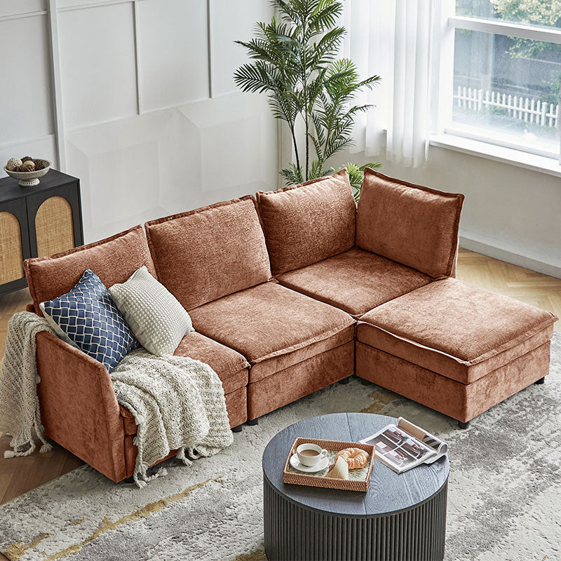 Harmetrix Oversized Soft Sectional Couch with Storage | Modern L-Shaped Sofa Bed with Hidden Compartment | Perfect for Living Room, Family Room & Small Spaces