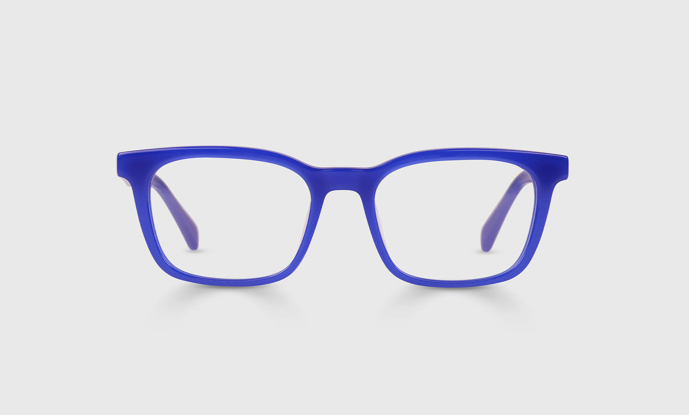 Brain Break Color 10 Cobalt Blue Glasses - Lightweight Comfort for Computer Work & Reading | Blue Light Blocking Eyewear for Office & Home Use