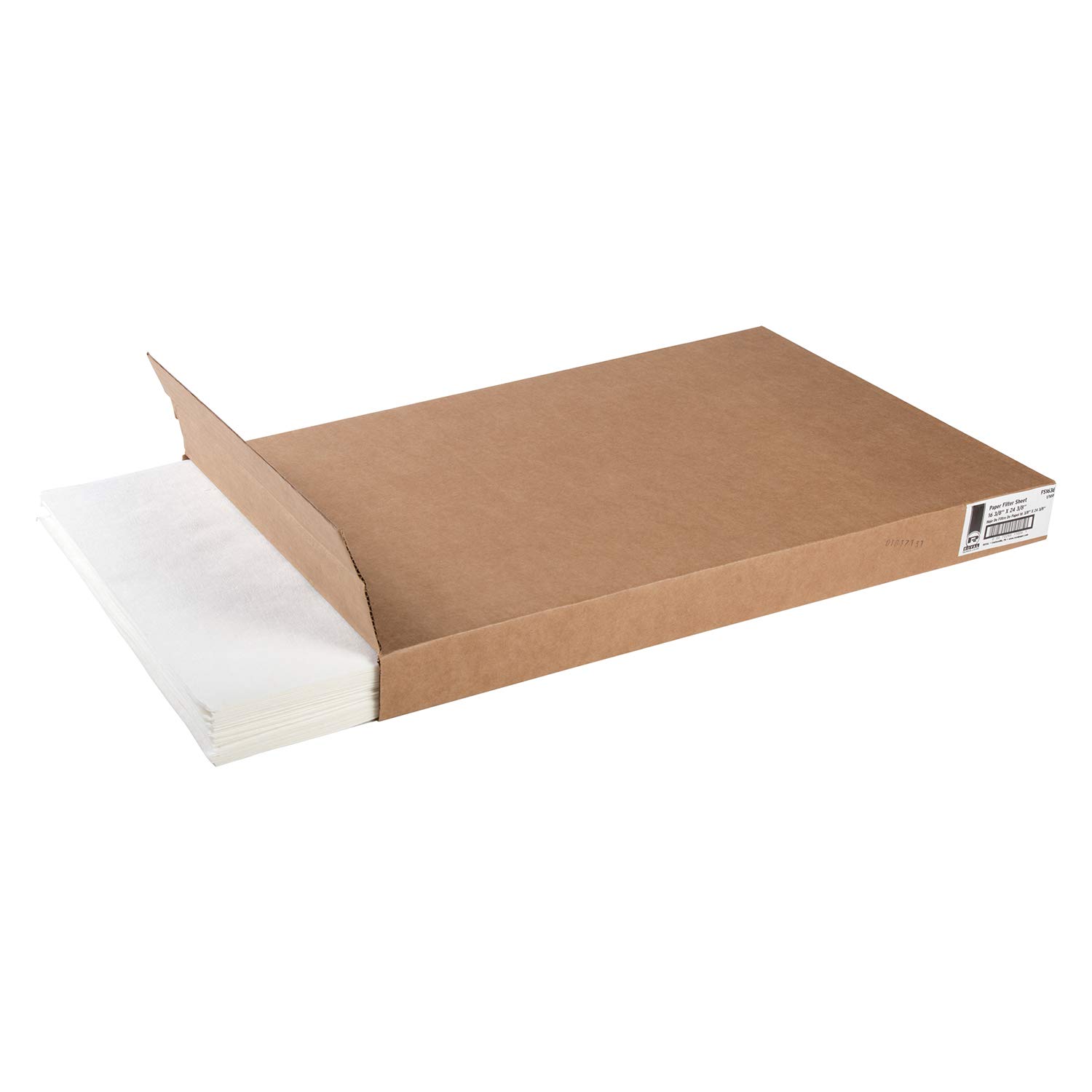 AmerCareRoyal Premium Fryer Oil Filter Sheets - 100 Pack (16-3/8