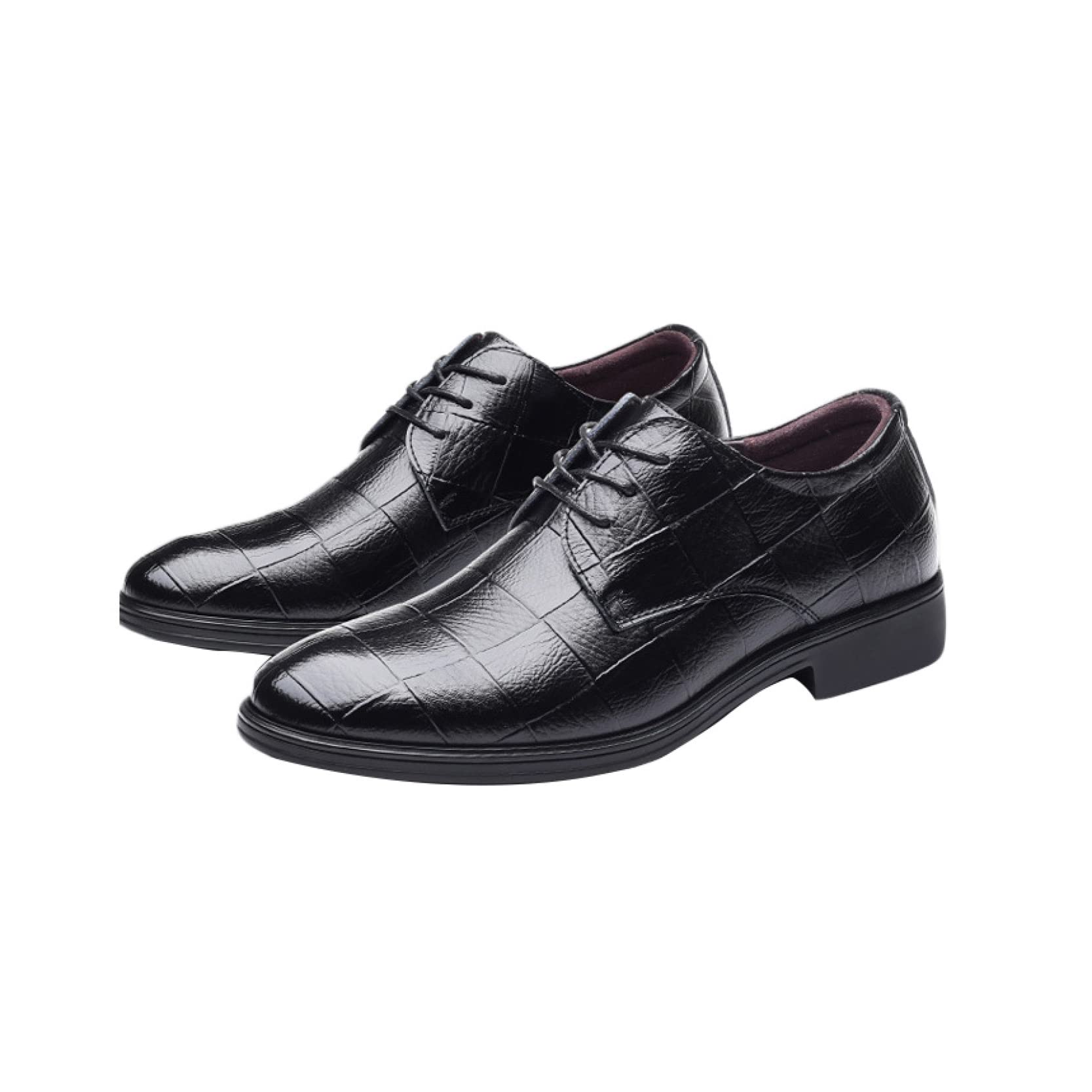 Men's Oxford Dress Shoes - Comfortable Faux Leather Business Casual Shoes with Cap Toe Design for Office, Wedding & Daily Walking | Stylish & Durable Men's Footwear for Work & Formal Occasions