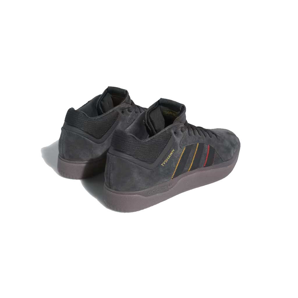 Adidas Tyshawn Sneakers - Carbon Black & Brown Men's Running Shoes for Gym, Jogging & Casual Wear