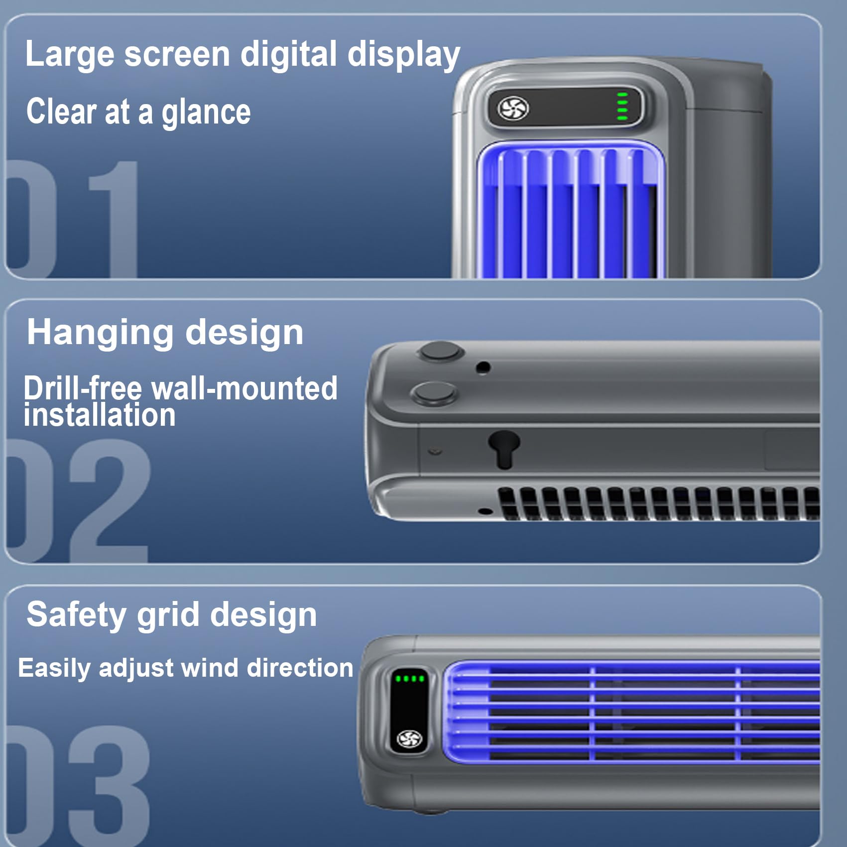 Ribili Cooling Ace 8000 BTU Wall Mounted Air Conditioner with Heating - 8H Smart Timer, Energy Efficient, Quiet Operation - Perfect for Bedrooms, Offices & Small Spaces (White)