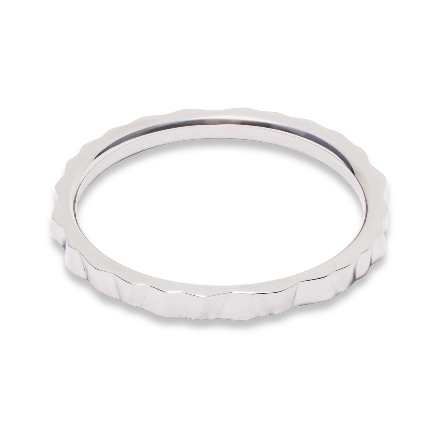 Slim Wave Silver Ring for Women - Elegant Stackable Band Jewelry for Everyday Wear & Special Occasions