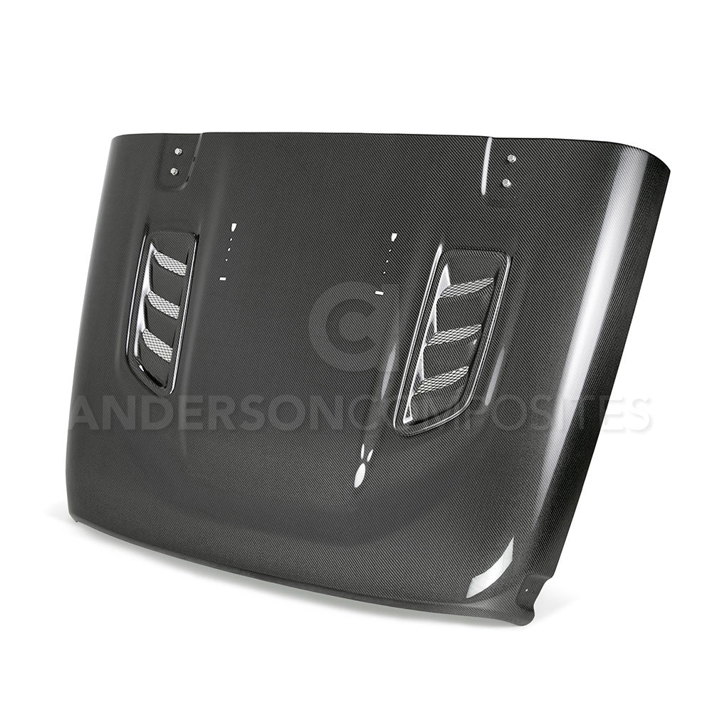 1998-2002 Pontiac Trans Am Type OE Hood Replacement by Anderson Composites - High Performance Carbon Fiber Hood for Firebird - Perfect for Car Restoration & Racing Upgrades