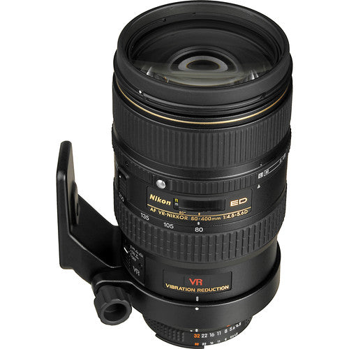 Nikon AF 80-400mm f/4.5-5.6D ED VR Nikkor Telephoto Zoom Lens for Wildlife & Sports Photography - DSLR Camera Compatible