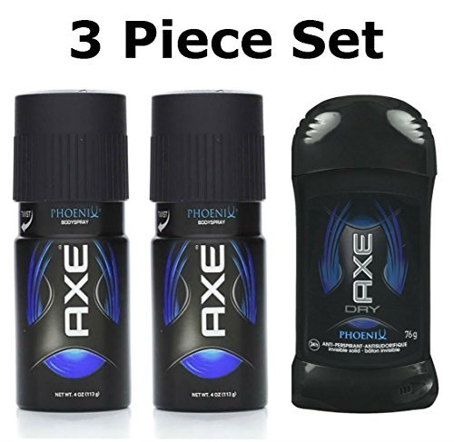 Axe Phoenix Antiperspirant Deodorant & Body Spray for Men - 3 Piece Set | Long-Lasting Odor Protection | Gym, Work & Everyday Use